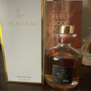 Brand new in box, Life in Lilac diffuser - Backyard Bonfire by Tia Booth
